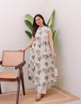 Devastating Ivory Pure Cotton Floral Printed Kurta Set