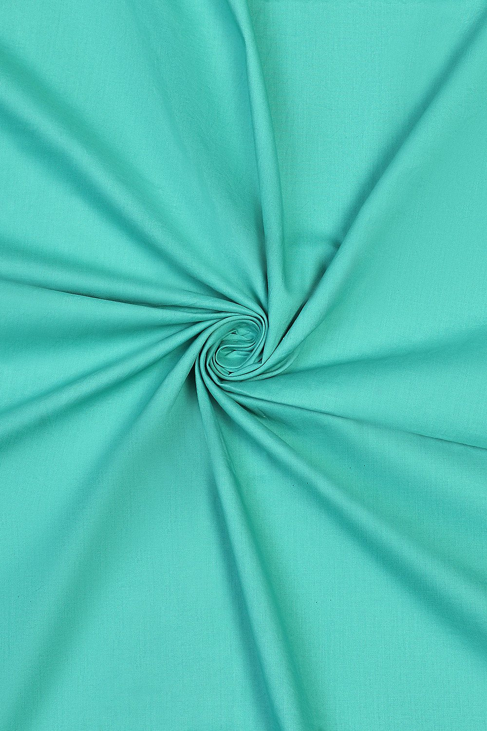 Tiffny Blue Pure Soft Muga Cotton Flower Weaving Unstitched Dress Material