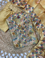 Stone Zarna Silk Heavy hand work Suit Set