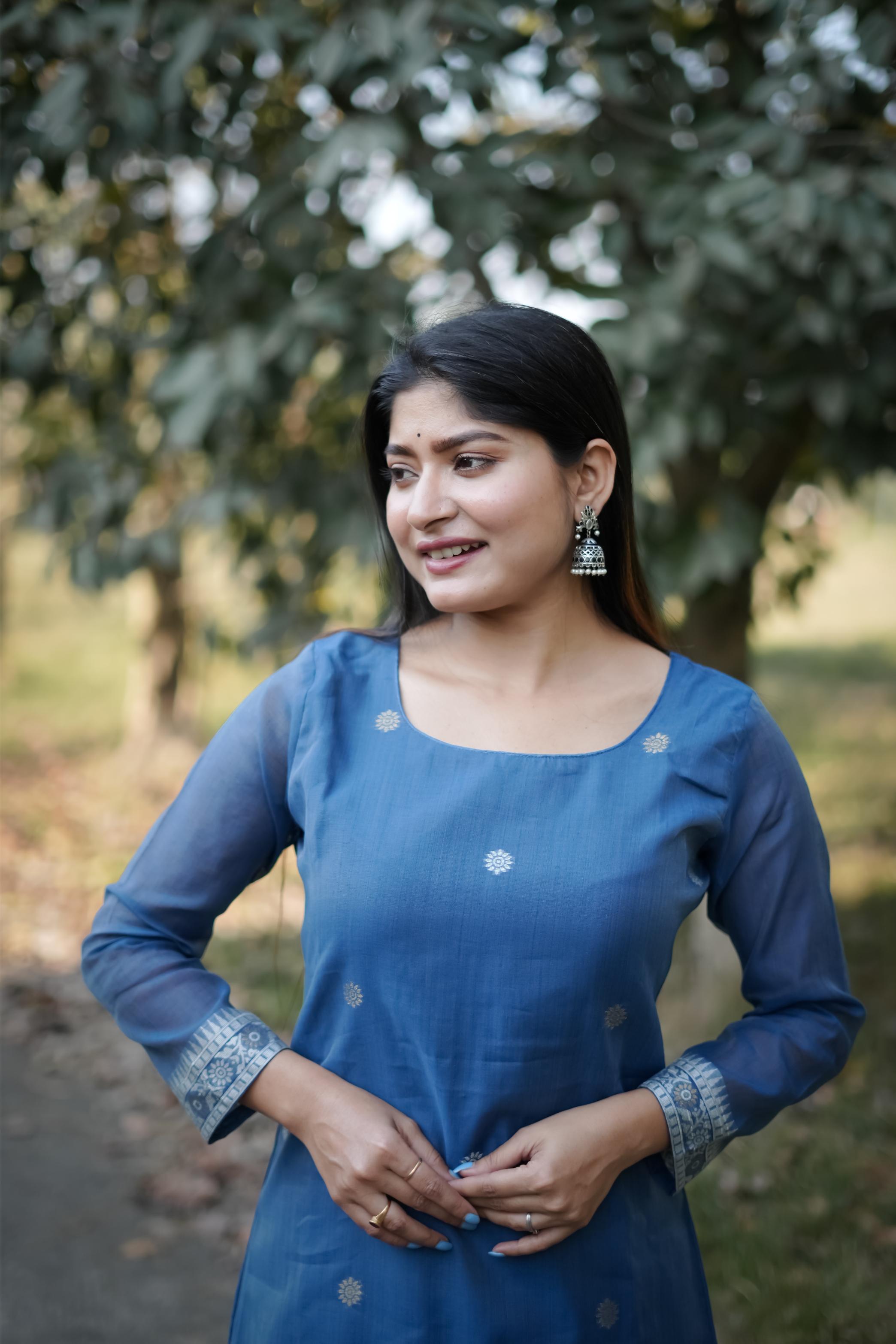 Morpich Pure Soft Cotton Jamdani Weaving 3pis Dress Material