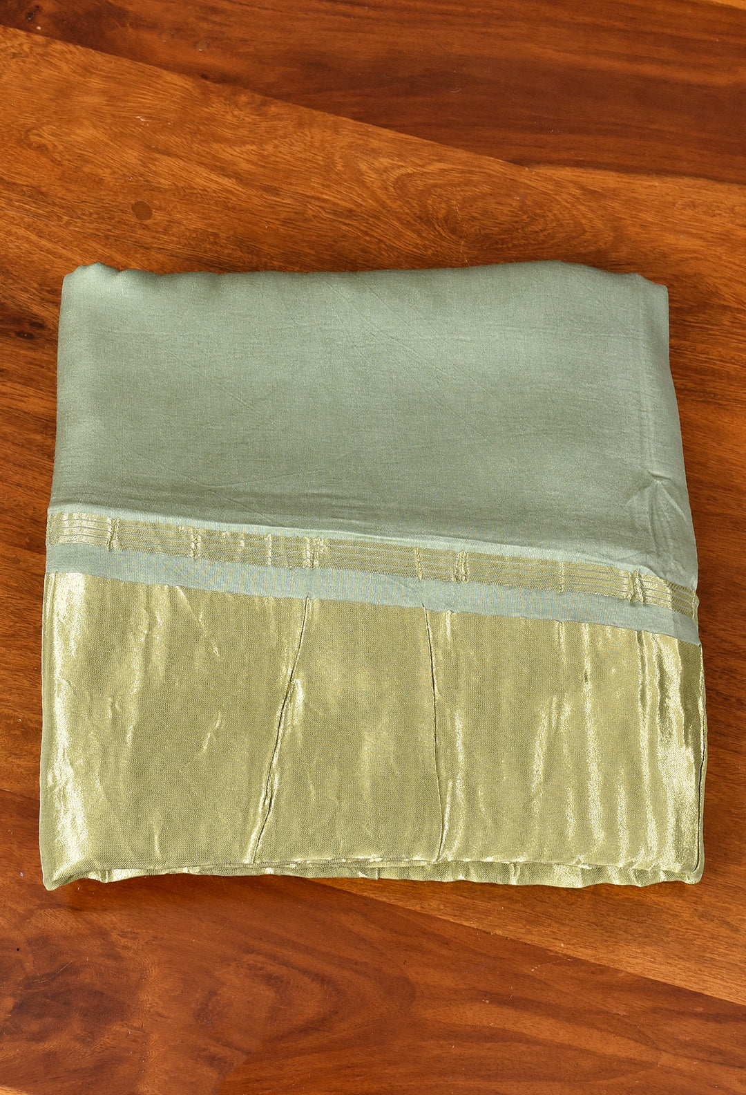 Angelite  Plain Pure Modal Gajji Silk Saree With Zari Pallu Natural dyeing Saree