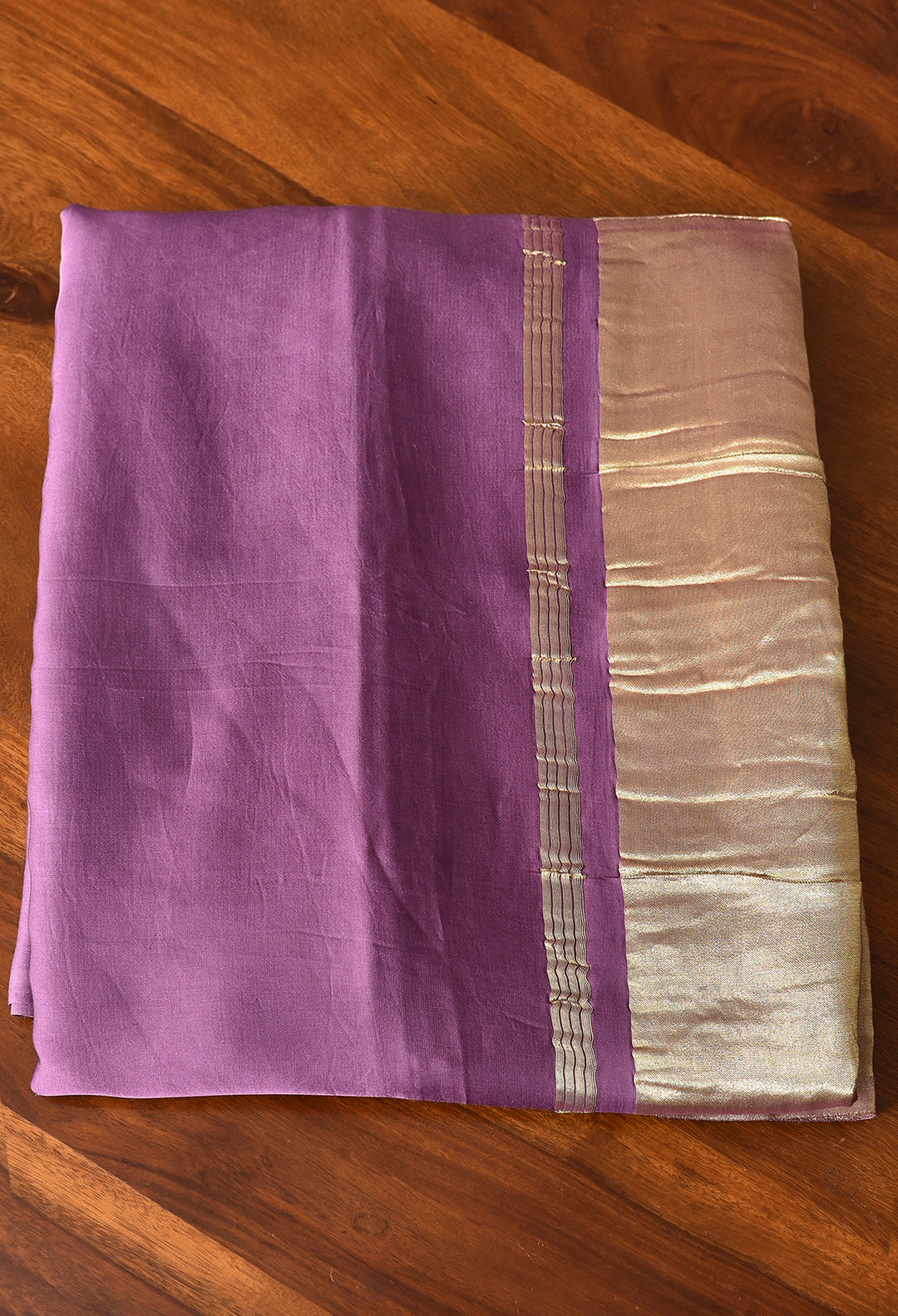 Charisma Plain Pure Modal Gajji Silk Saree With Zari Pallu Natural dyeing Saree