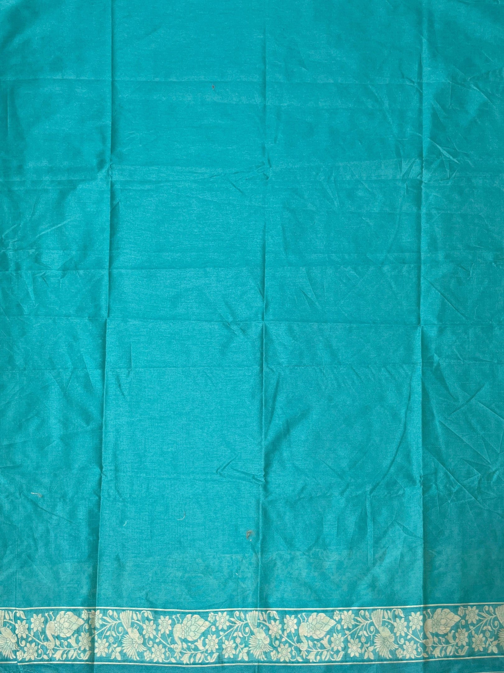 Rama Handloom Raw Silk Warli Work Unstitched 3pis Dress Material