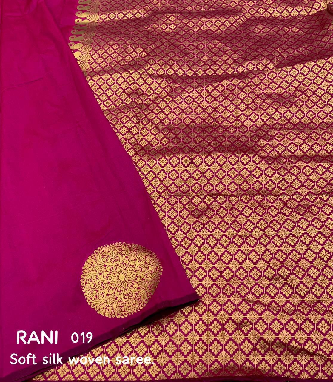 Radiant Hot Pink Soft Silk Weaving Saree