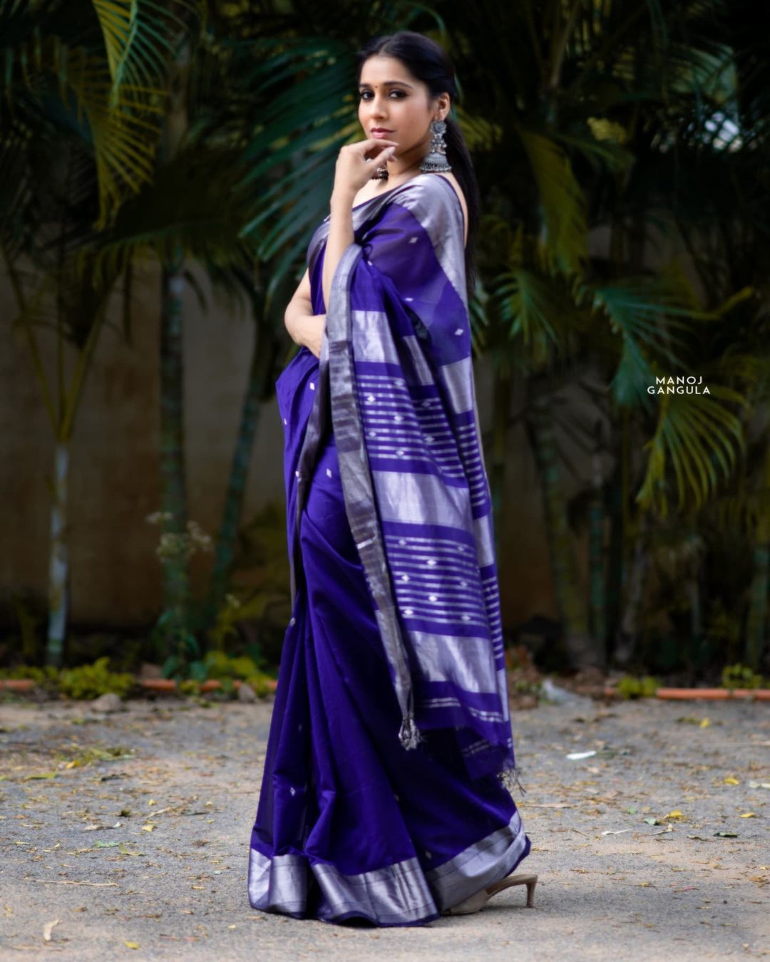 Peerless Royal Blue Soft Silk Weaving Saree