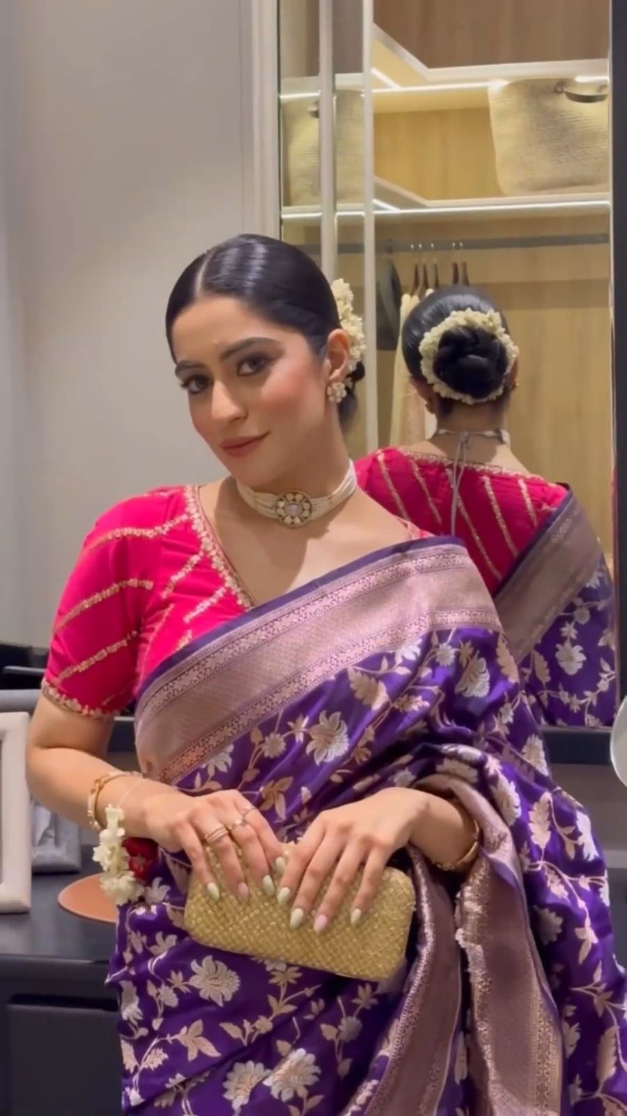 Irreplaceable Purple Soft Silk Weaving Saree