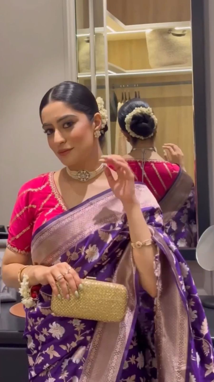 Irreplaceable Purple Soft Silk Weaving Saree