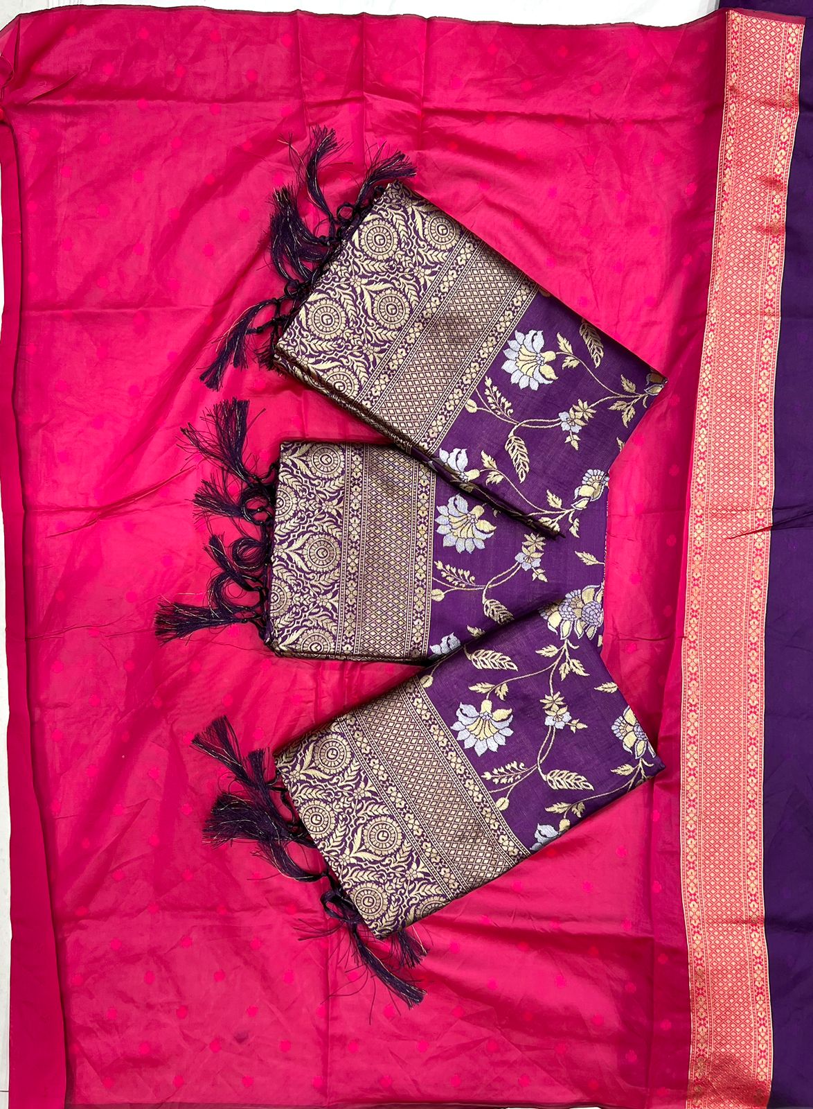 Irreplaceable Purple Soft Silk Weaving Saree