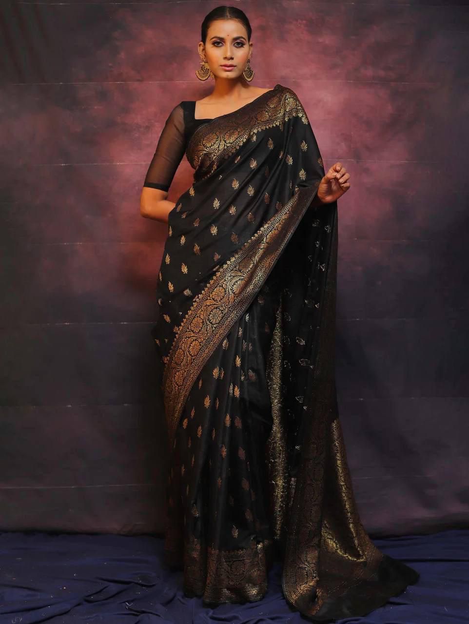 Alluring Soft Silk Weaving Saree