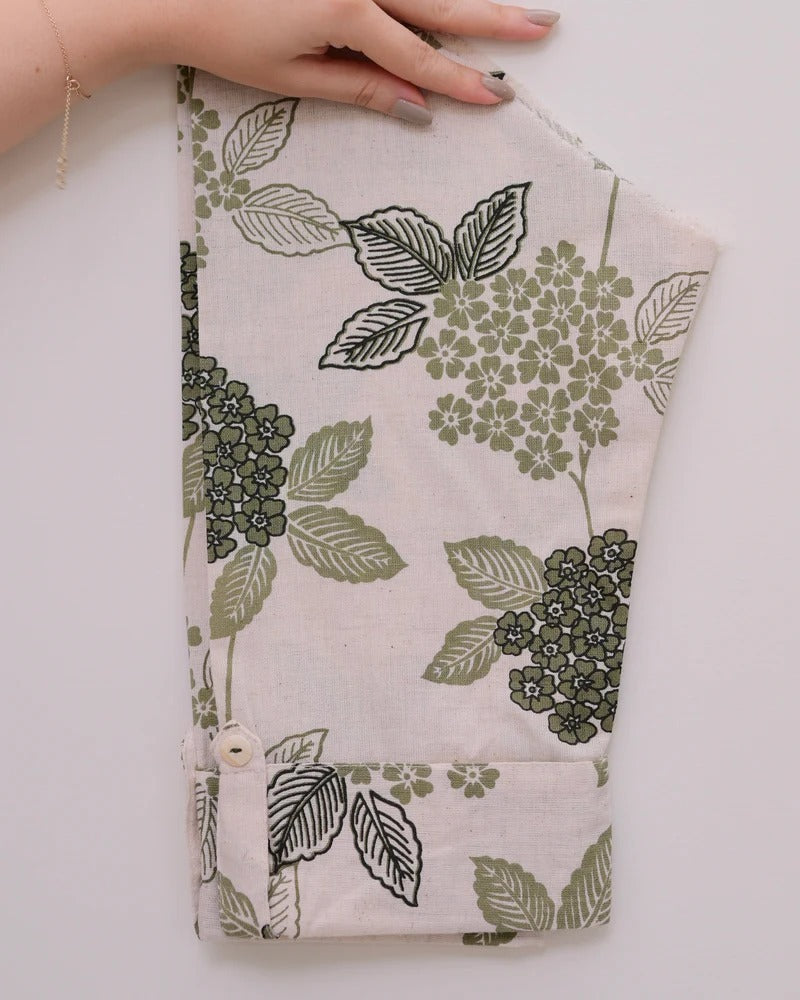 Devastating Ivory Pure Cotton Floral Printed Kurta Set