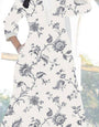 Glorious Black Rayon Digital print kurti set