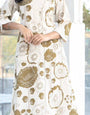 Precious Brown Rayon Digital print kurti set