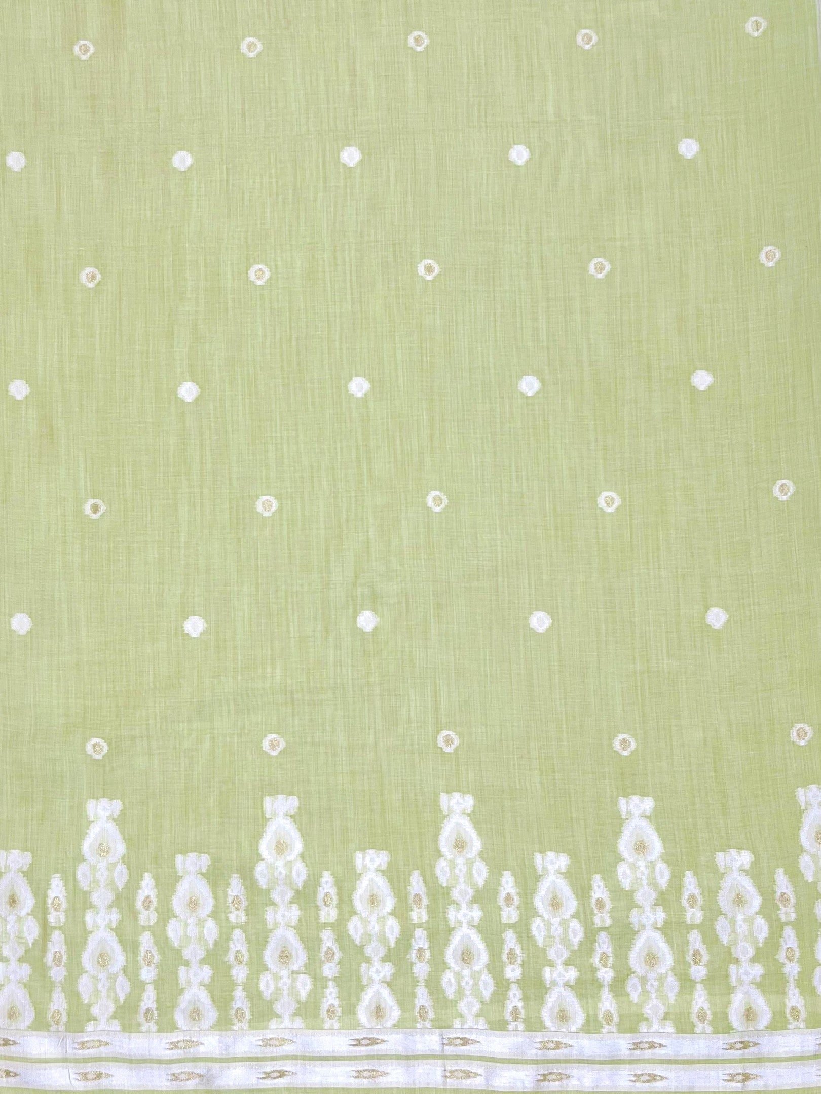 Pista Pure Soft Muga Cotton Unique Weaving Unstitched Dress Material