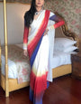 Unique One Minute Ready To Wear Multicolor Georgette Saree