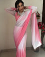 Radiance One Minute Ready To Wear Multicolor Georgette Saree