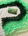 Pristine One Minute Ready To Wear Pistachio And Green Georgette Saree