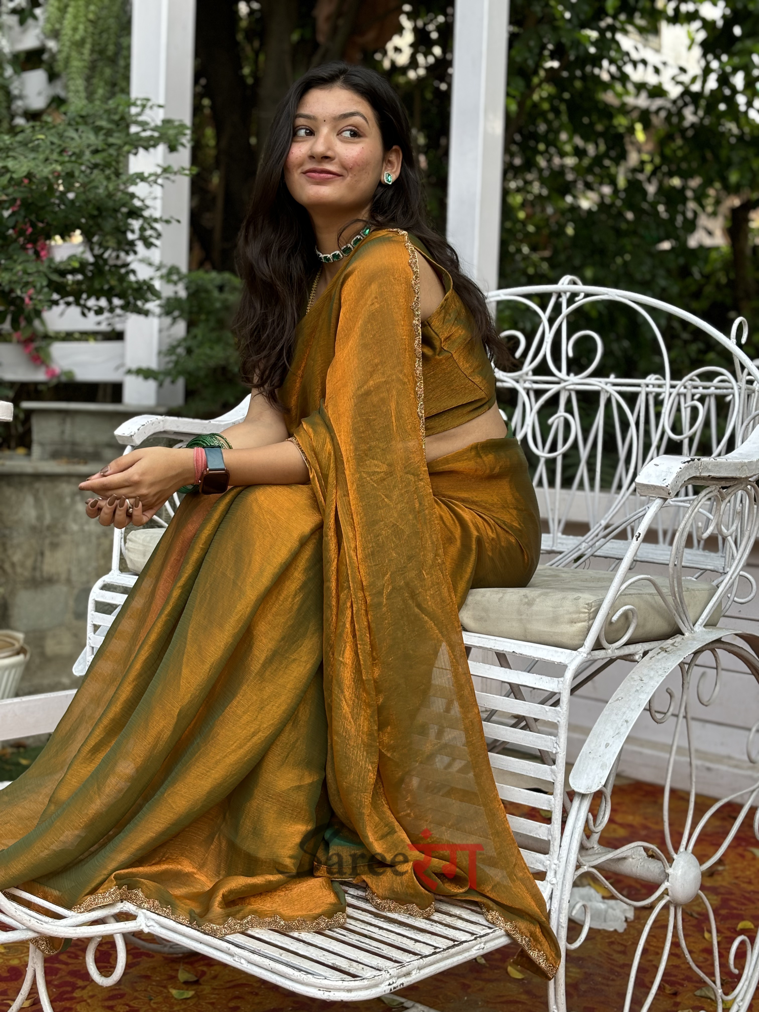 Graceful Green Fancy Silk Saree With Outstanding Blouse Piece