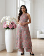 Pink Pure Cottton Ajrakh Printed 2pec Plazzo Set