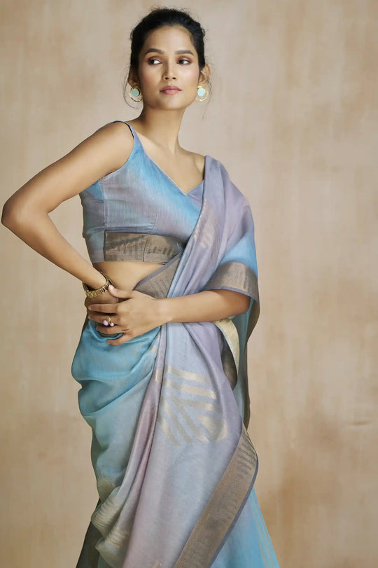 Watermelon Multicolor Fancy Modal Cotton Silk Printed Saree