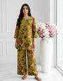 Venom Green Rayon Cotton Printed With Foil Work 2pec Plazzo Set